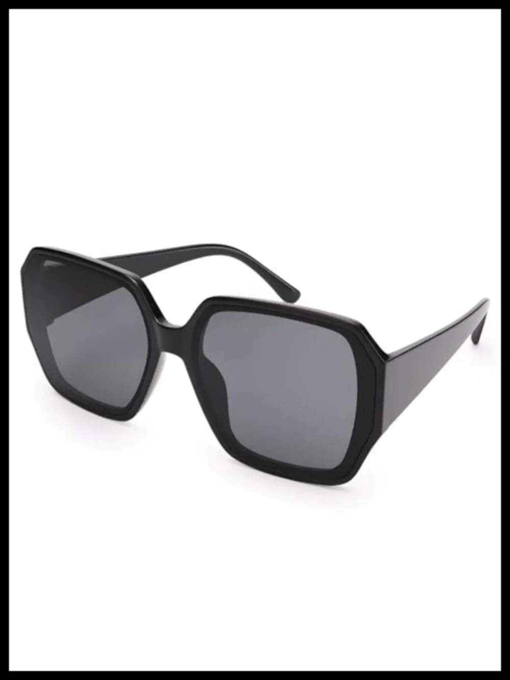 Oversized Square Sunglasses UV400 Protection for Women Men